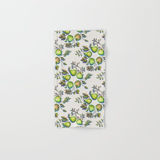 Summer's End - apples and pears Hand & Bath Towel