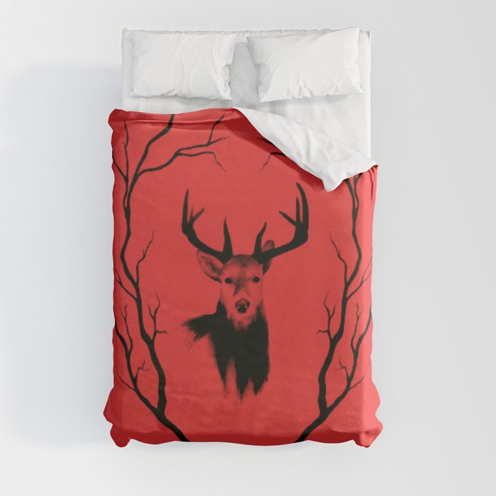 Red deer  Duvet Cover