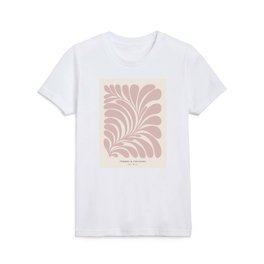 Matisse Seaweed from the beach 1. Blush on Ivory Kids T Shirt