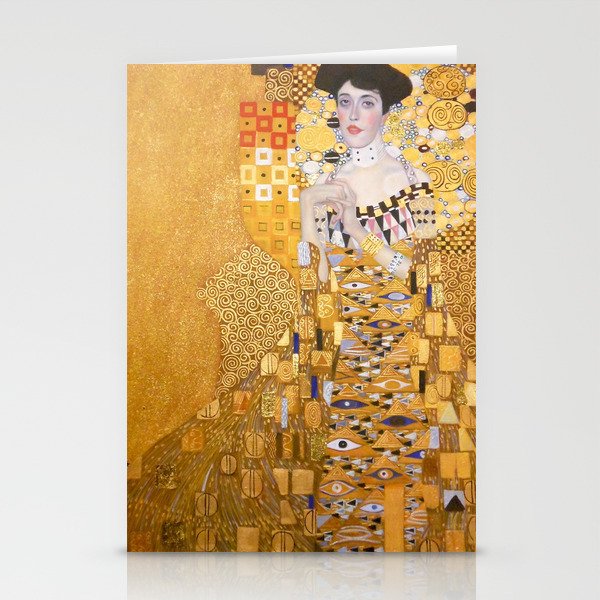 Gustav Klimt - The Woman in Gold Stationery Cards