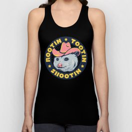 Opossum Rootin Tootin Shootin Tank Top