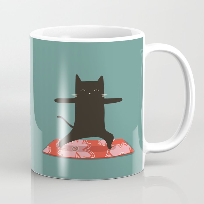 Yoga Cat 4 Coffee Mug