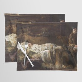 The Death Of Ellenai portrait painting by Jacek Malczewski Placemat
