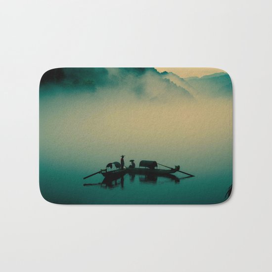 Junk ship Chinese Boat Bath Mat