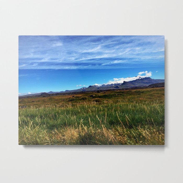 Backside of Snæfellsjökull Volcano/Glacier in West Iceland (1) Metal Print