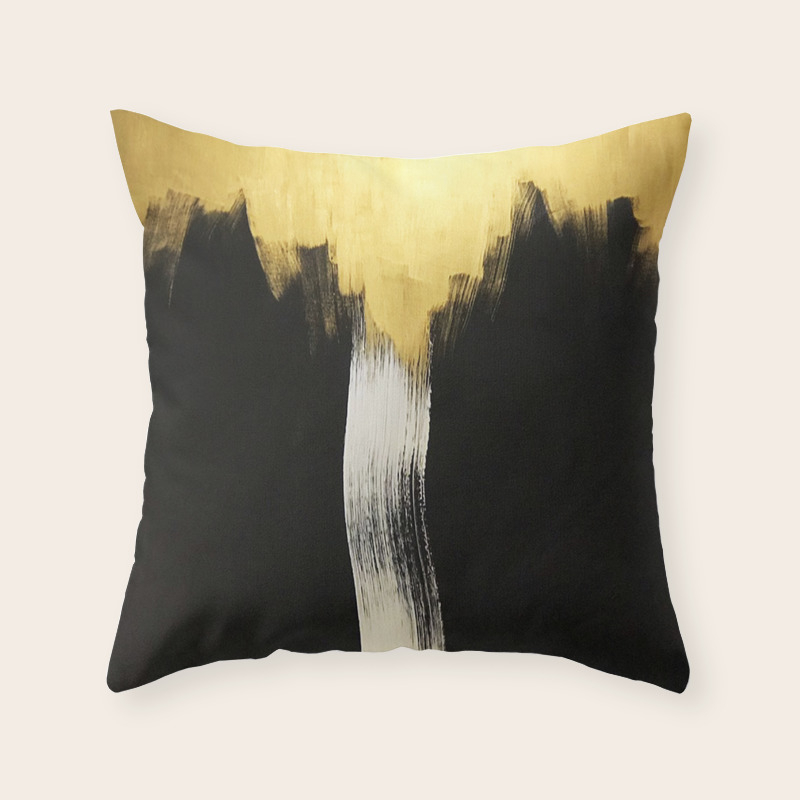 Gold Abstract Art Wall Decor Acrylic Painting Oil Canvas