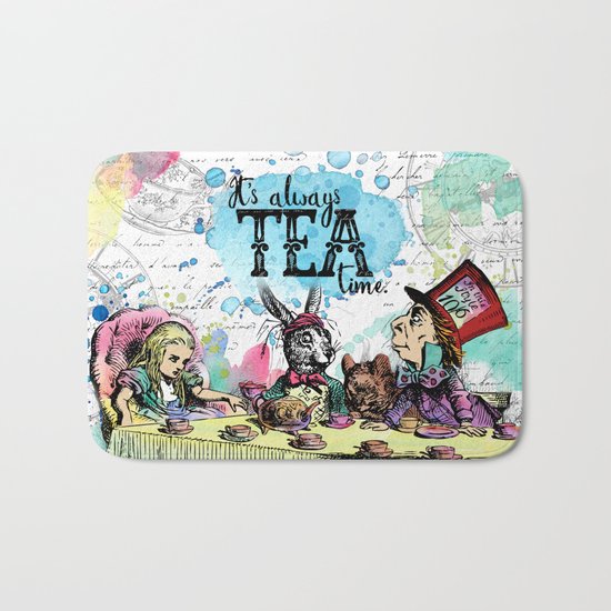 Alice in Wonderland - Tea Time Bath Mat