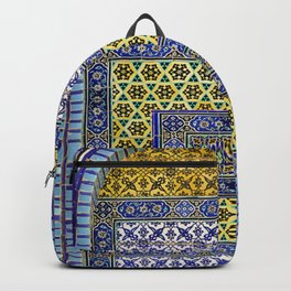 Ceramics of the Dome of the Rock Mosque Backpack
