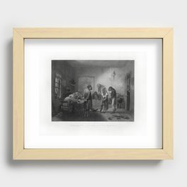 Flaw In The Title - Monkeys Dressed As Humans - William Holbrook Beard Recessed Framed Print