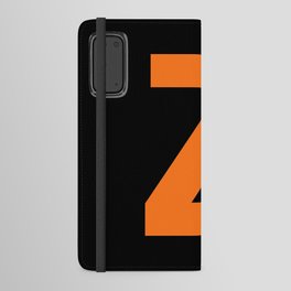 Letter Z (Orange & Black) Android Wallet Case