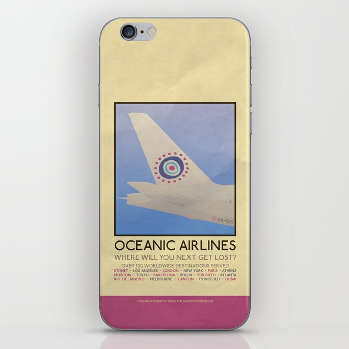 Silver Screen Tourism: OCEANIC AIRLINES / LOST iPhone Skin