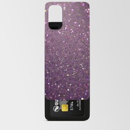 Purple Iridescent Glitter Android Card Case