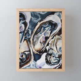 Center Panel - Oyster Triptych Framed Mini Art Print