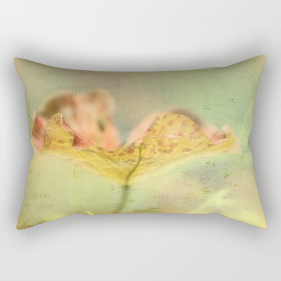 Faded Water Leaf - JUSTART © Rectangular Pillow