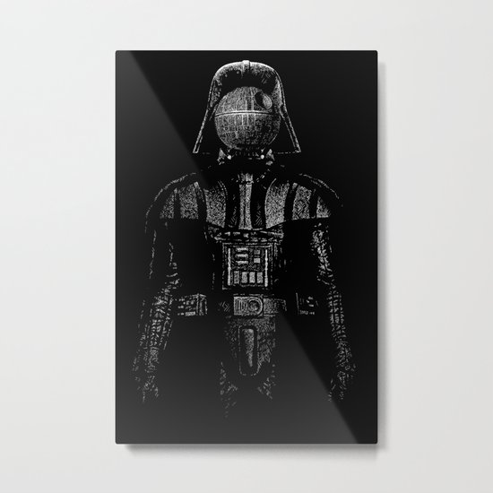 Darth Magritte Metal Print