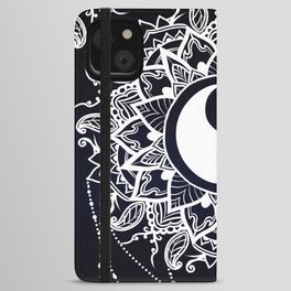 Yin & Yang Decorative Mandala iPhone Wallet Case