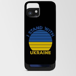 I Stand With Ukraine iPhone Card Case