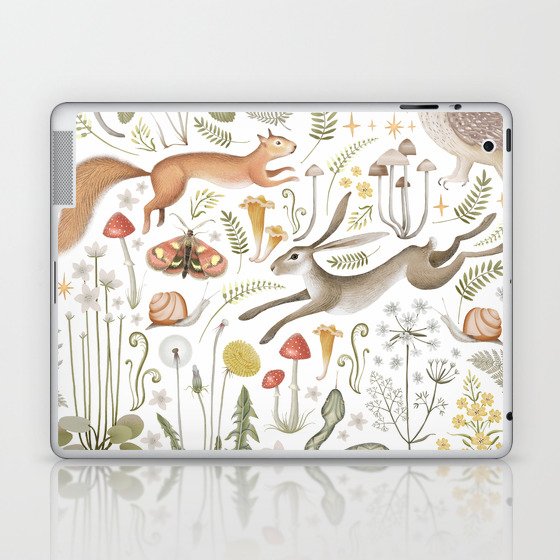 Enchanted Magical Midnight Forest V Laptop & iPad Skin