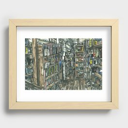 Green Apple Bookstore San Francisco Recessed Framed Print