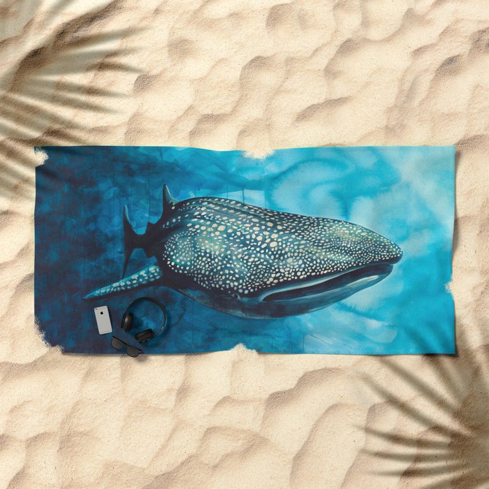 Whale shark shop beach towel