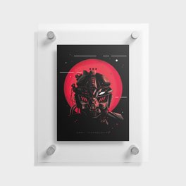 mean dark cyborg Floating Acrylic Print