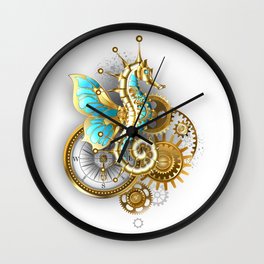 Mechanical Seahorse Wall Clock