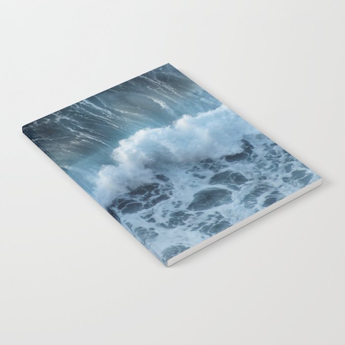Blue Waves Ocean Sea Notebook