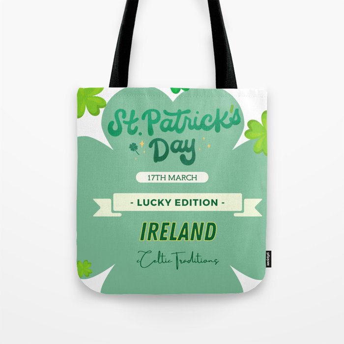 St. Patrick's Day Mighty Irish Lucky Edition Tote Bag