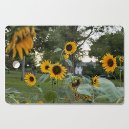 Sunflower garden Cutting Board