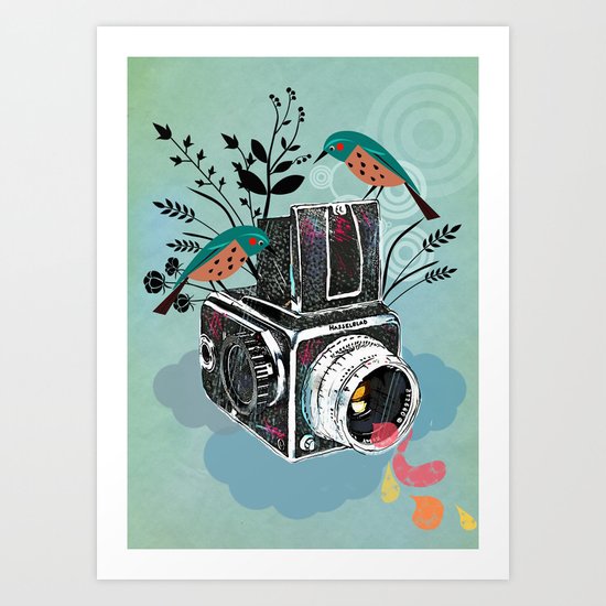 Vintage Camera Hasselblad Art Print