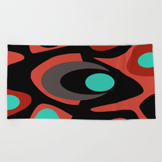 Orange Bliss Beach Towel