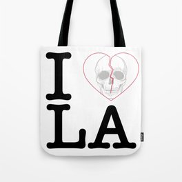 I Heart Skull Los Angeles Tote Bag