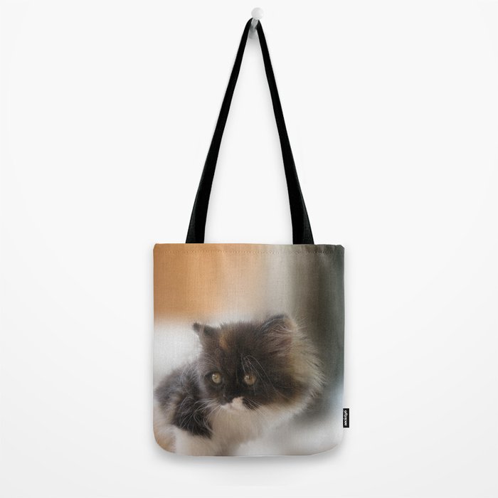 Nano Baby Kitten Tote Bag by loolyelzayat | Society6