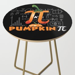 Pie Pumpkin Pi Math Meme Math Nerd Pi Day Side Table
