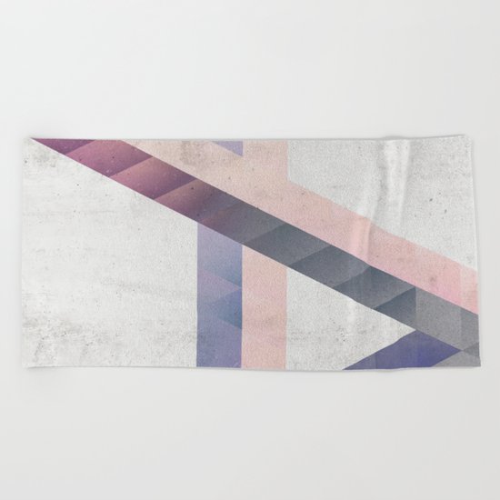 Unespected Geometry Beach Towel