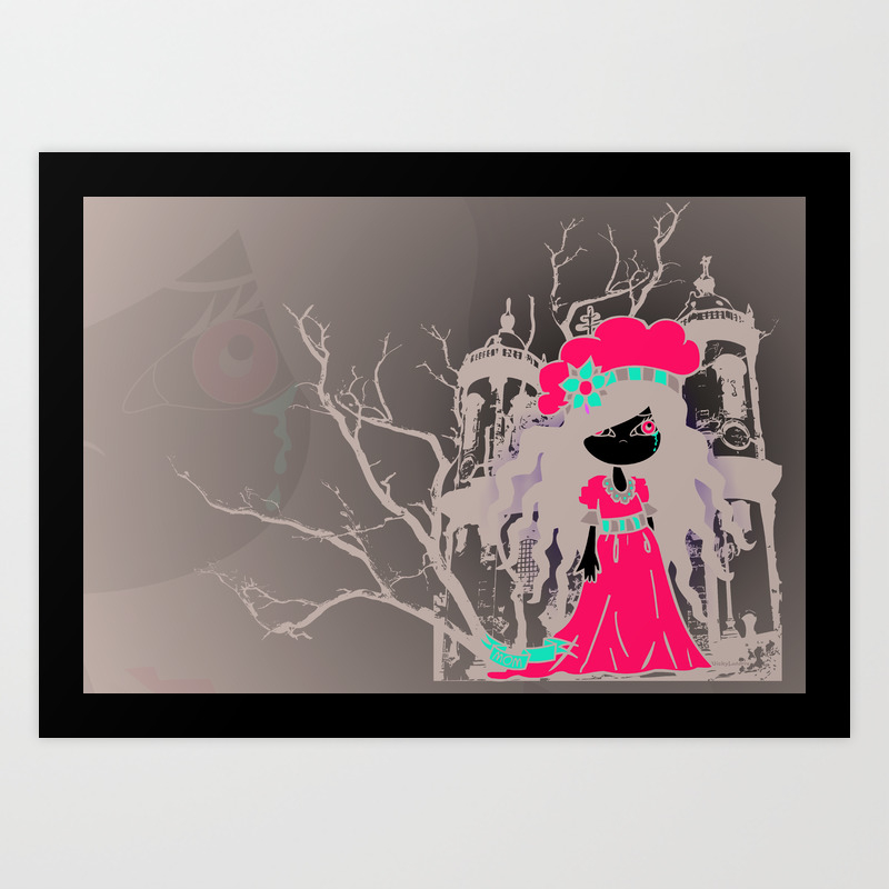 I Miss My Mom Sad Crying Girl Digital Art Art Print By Glumie Society6 Find the perfect miss mom stock photo. i miss my mom sad crying girl digital art art print by glumie