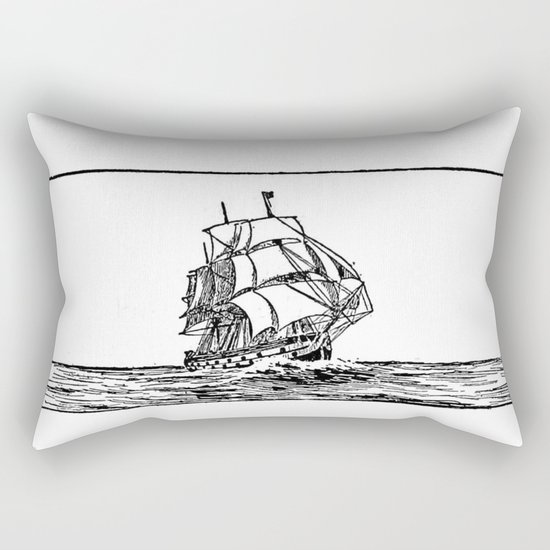 Battleship Rectangular Pillow