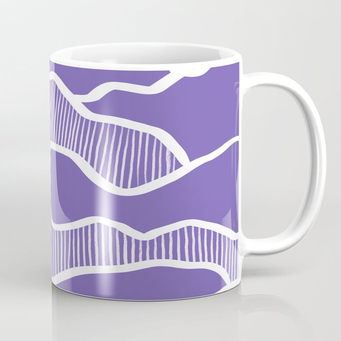 Abstract mountains line 18 Coffee Mug