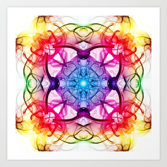 Smoke Art 73 Art Print