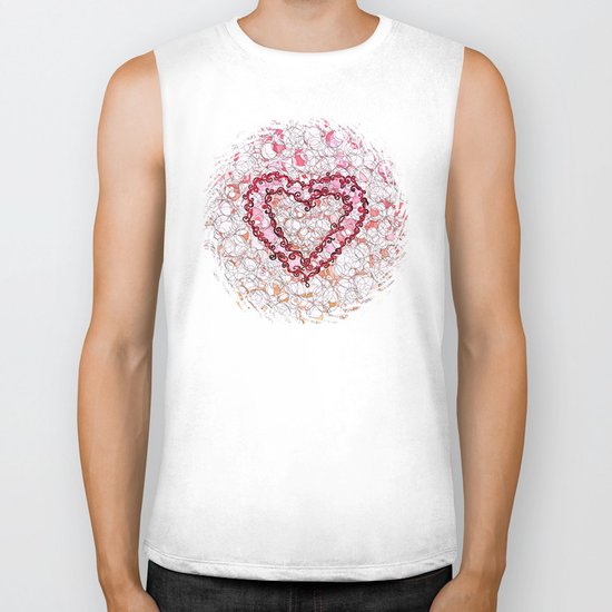 Intertwining LOVE... Biker Tank