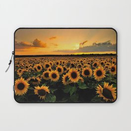 Sunflower field Laptop Sleeve