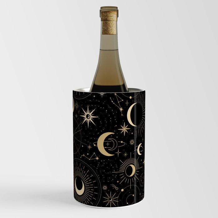 moon stars in darkness Wine Chiller