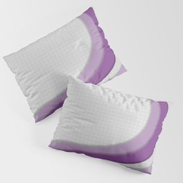 Soothing Purple Waves Digital Illustration - Artwork Pillow Sham