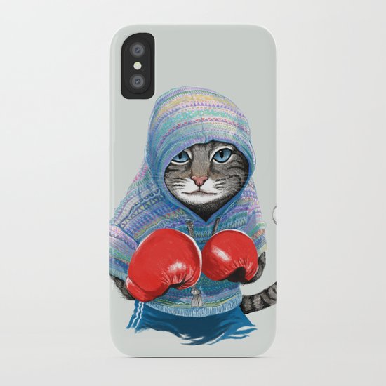 Boxing Cat iPhone Case