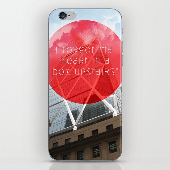 heart in a box upstairs iPhone & iPod Skin