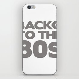 BACK TO THE 80s iPhone Skin