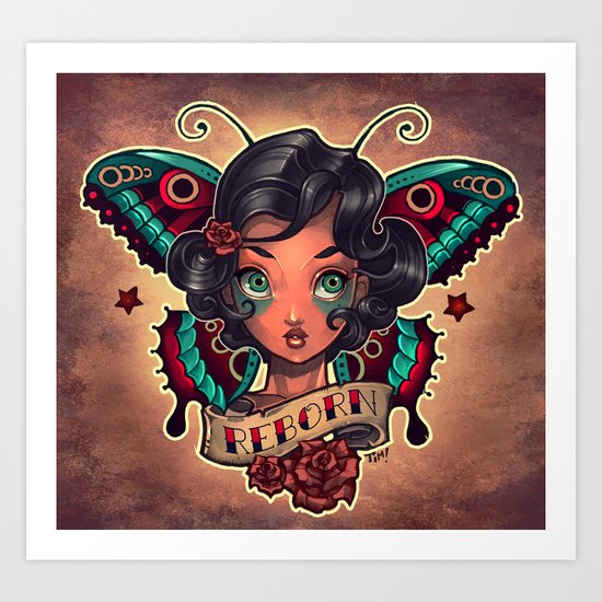 REBORN Art Print