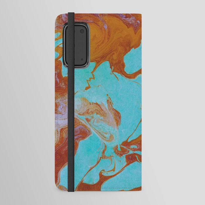 Marbling 5 Android Wallet Case