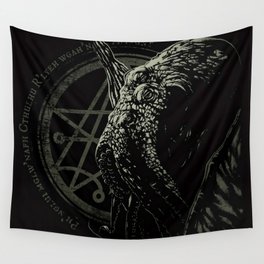 Cthulhu - Chant design - Necronomicon symbol Wall Tapestry