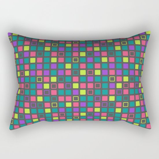 Night On The Town Square Pattern Rectangular Pillow